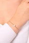 Heliophilia Silver Conjunto de collar y pulsera de metal Dorado
